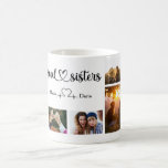 Soul Sisters Script Gift For Friends Photo Collage Coffee Mug<br><div class="desc">Celebrate the inseparable bond of friendship with our Soul Sisters Script Gift for Friends Photo Collage Coffee Mug. This personalised mug is a heartfelt tribute to the special connection shared between soul sisters. Crafted with love and attention to detail, this coffee mug features an elegant script design that spells out...</div>