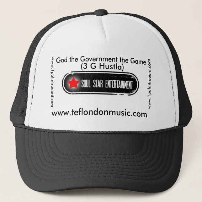 soul-star-entertainment, www.teflondonmusic.com... trucker hat (Front)