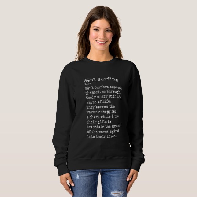 Soul Surfing: Crew Neck  Sweatshirt (Front Full)