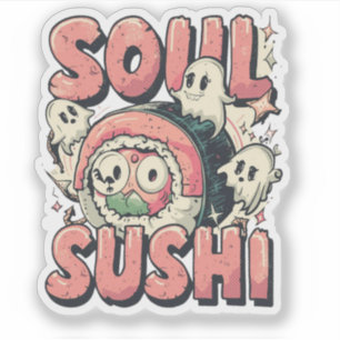 Soul Sushi Funny Halloween Sushi Pun 