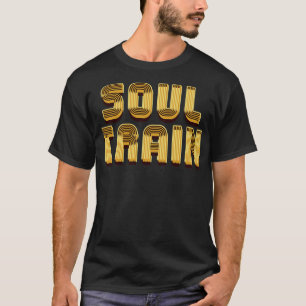 Soul Train Dark Gold Text T-Shirt