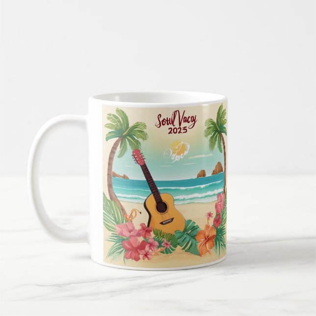 Soul Vacay 2025 Logo Coffee Cup (Left)