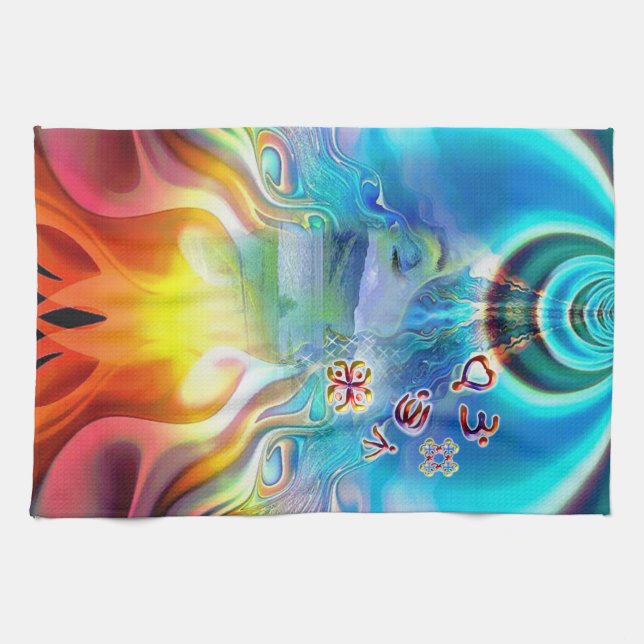 Soul Vibrations Tea Towel (Horizontal)