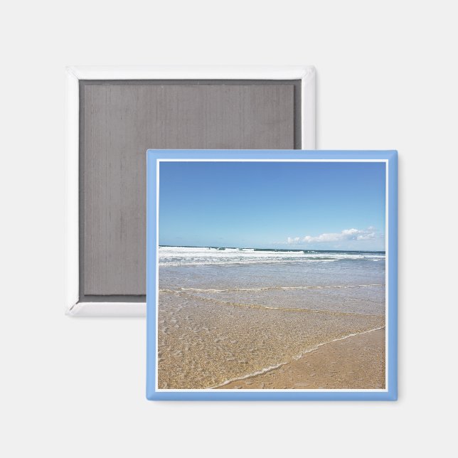 Soulac Sur Mer Beach In France | Seaside  Magnet (Front/Back)