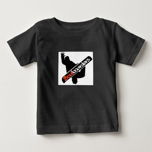 Soulboarders baby toddler baseball jersey tee (Front)