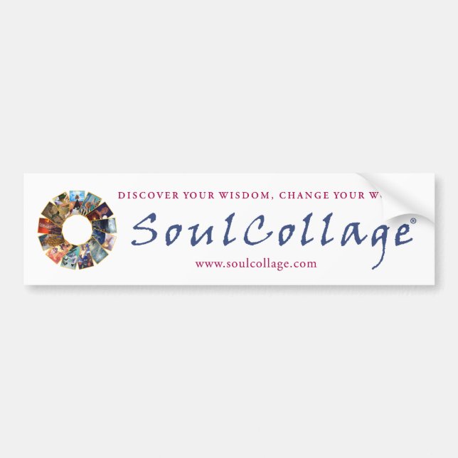 SoulCollage® Logo Bumper Sticker (Front)