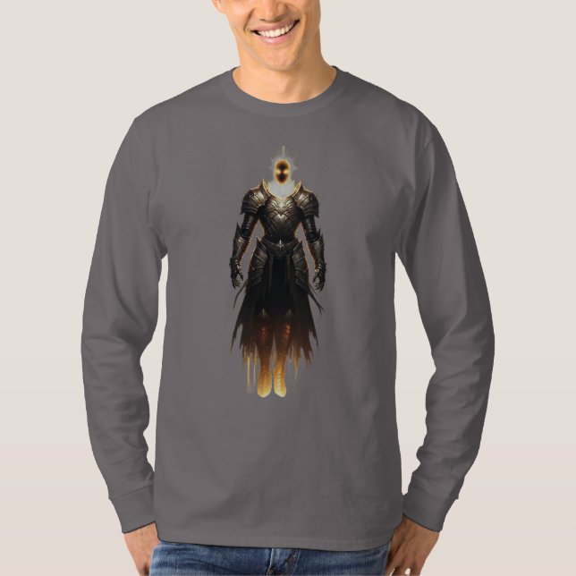 Soulflame Knight Dark Fantasy T-Shirt (Front)