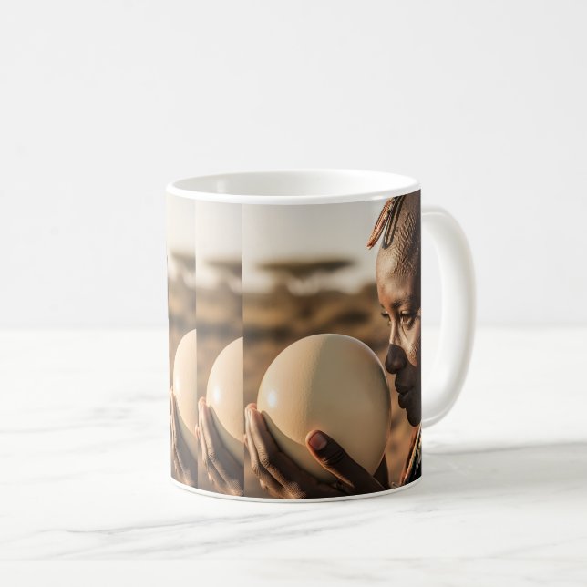 Soulful African Portrait Coffee Mug (Front Right)