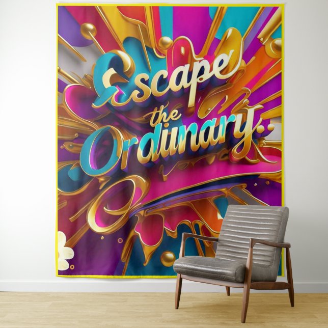 "Soulful Escape Routes" Tapestry (In Situ)