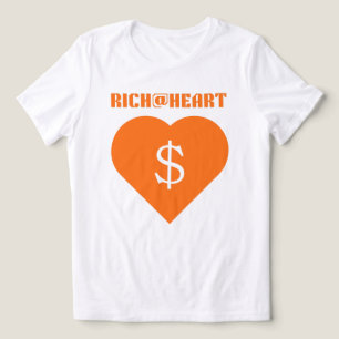SOULFUL, RICH@HEART Citrus Orange Graphic Women's Tri-Blend Shirt