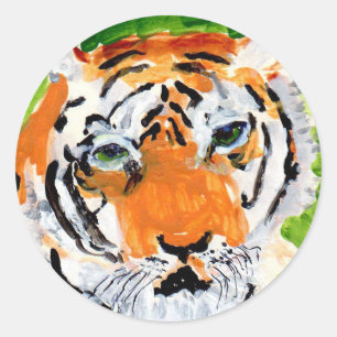 Soulful tiger stickers