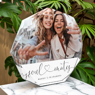 Soulmate Script   Best Friends Gift Photo Keepsake