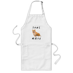 Soulmate Welsh corgi pembroke T-Shirt Long Apron
