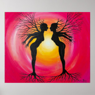 Soulmates face to face poster