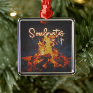 Soulmates in Life mug Metal Tree Decoration