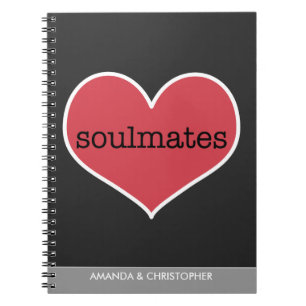 Soulmates Love Personalized Notebook