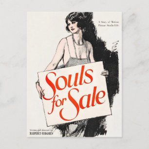 Souls for Sale poster (1923)  Postcard