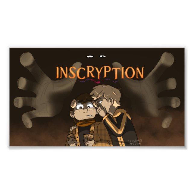 Soulsa plays Inscryption Photo Print (Front)