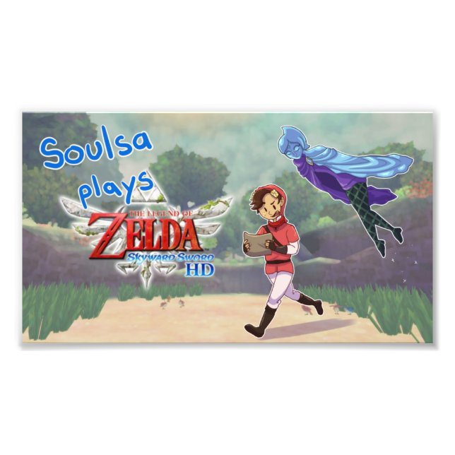 Soulsa plays Skyward Sword HD Photo Print (Front)