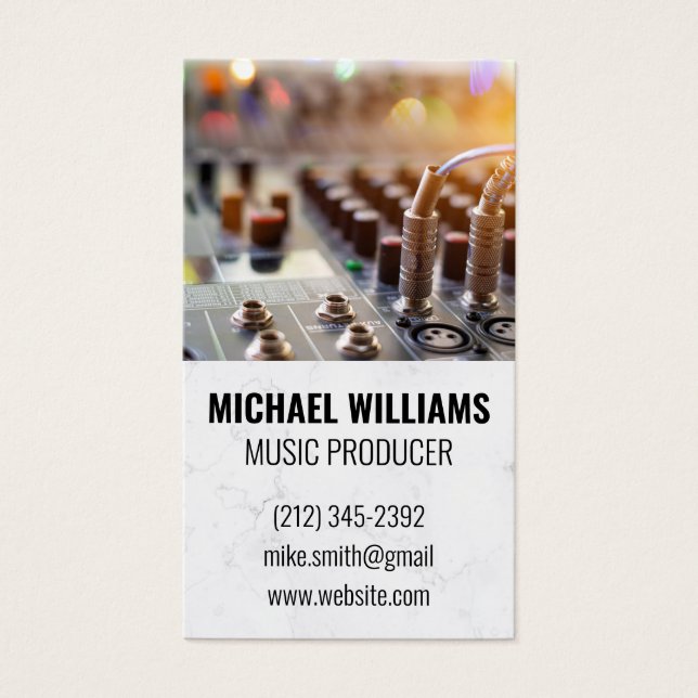 Sound Board Mixer | Tech (Front)