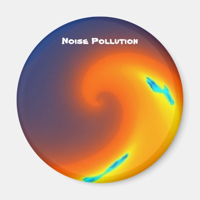 Sound Current Noise Pollution Magnet (Front)