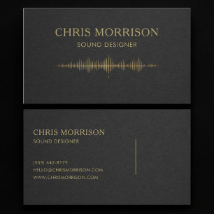 Sound Designer Business Card