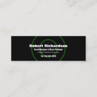 Sound Designer Mini Business Card