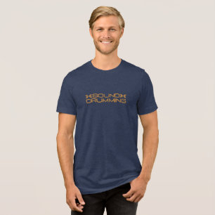 Sound Drumming Men's T-Shirt Tri-Blend Shirt