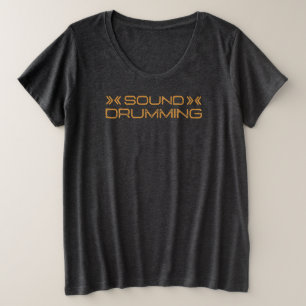 Sound Drumming Women's Plus T-shirt Plus Size T-Shirt