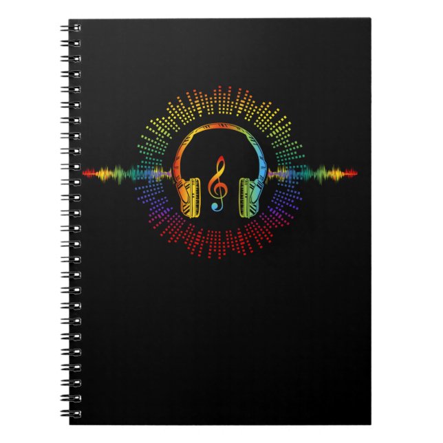 Sound Engineer Audio Wave Audio Engineer Music Lov Notebook (Front)