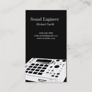 Sound Engineer Business Card
