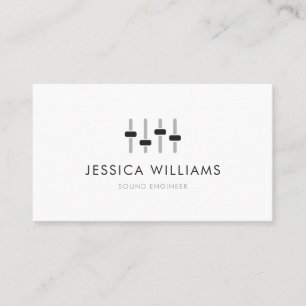 Sound Engineer Business Card