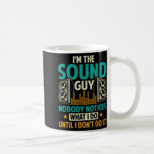 Sound Engineer Tech Husband Dad Funny Dj Disc Jock Coffee Mug