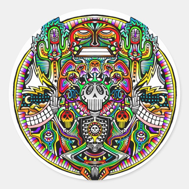 Sound Experience Classic Round Sticker (Front)