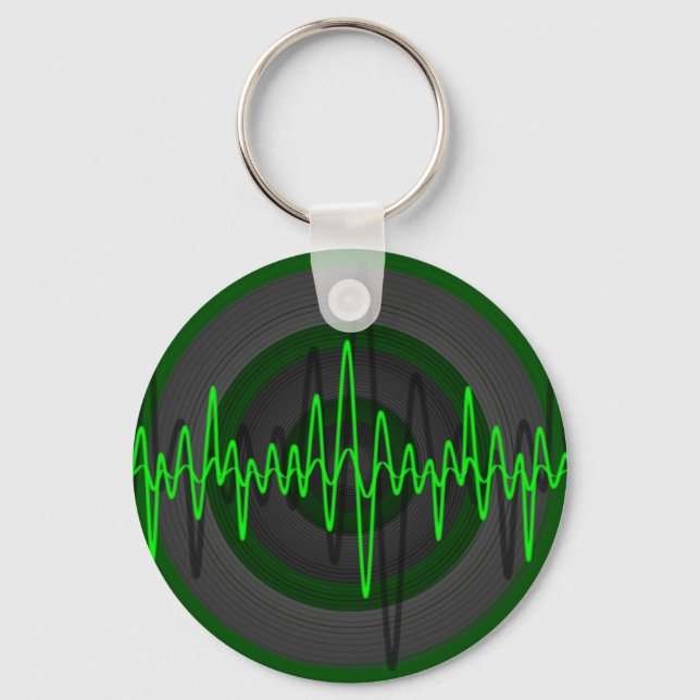 Sound Green Dark keychain (Front)