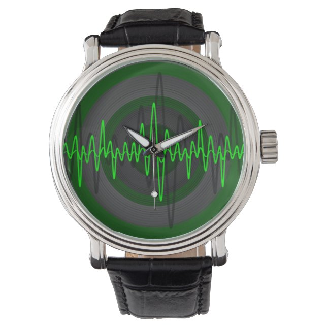 Sound Green Dark print watch (Front)