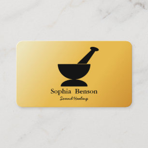Sound Healing Music Speech Tibetans Singing Bowl Business Card