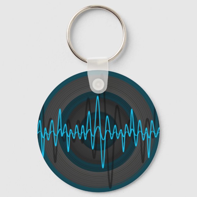 Sound Light Blue Dark keychain (Front)