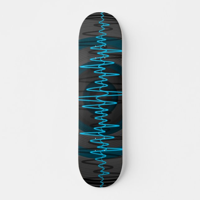 Sound Light Blue Dark skateboard (Front)