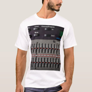 Sound Mixer Buttons Image. T-Shirt