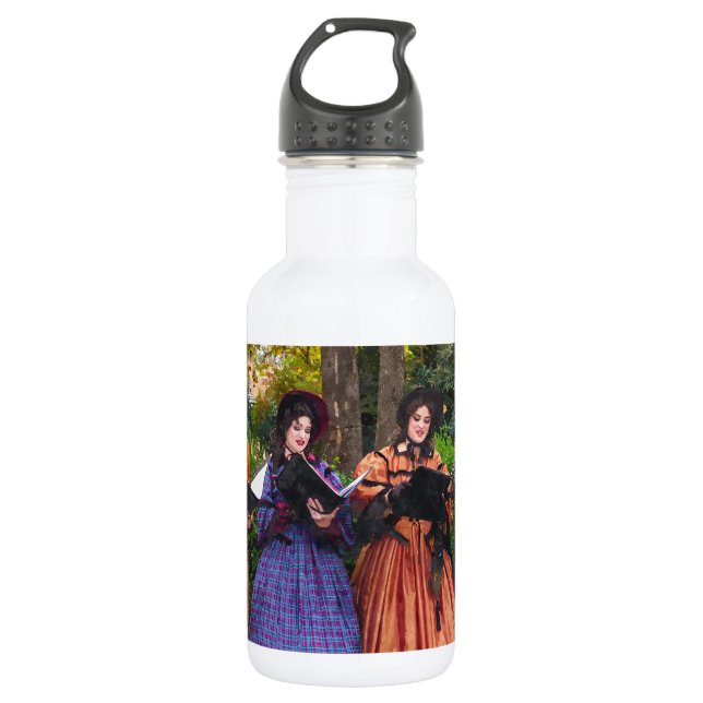 Sound Of Carolers Water Bottle (Front)