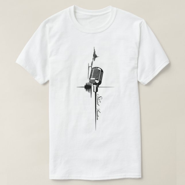 Sound of Freedom: Voice in Waves T-Shirt (Design Front)