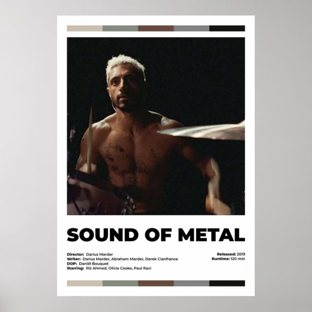 Sound of Metal alternative modern movie Poster (Front)