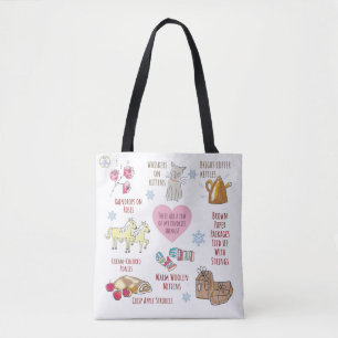 Sound of Music My Favourite Things Hand-Illustrate Tote Bag