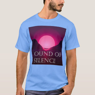 Sound of silence Vaporwave art digital art pink su T-Shirt