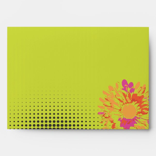 SOUND OF THE TORAH FLOWER matching Envelope (Front)