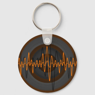Sound Orange Dark keychain