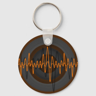 Sound Orange Dark keychain