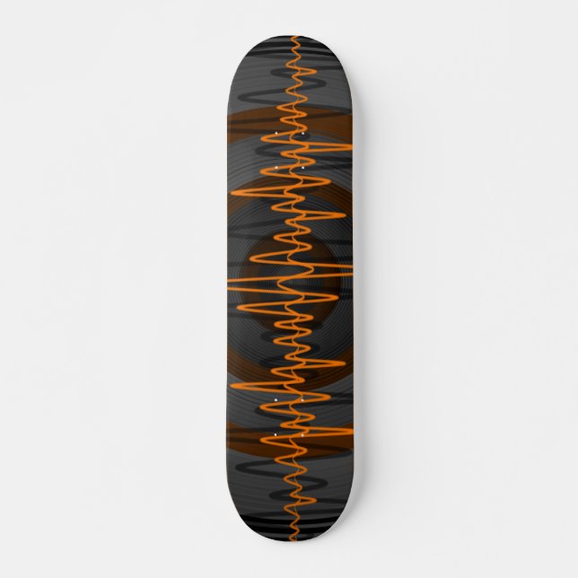 Sound Orange Dark skateboard (Front)