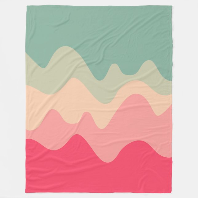 Sound Sketch 04 Fleece Blanket (Front)